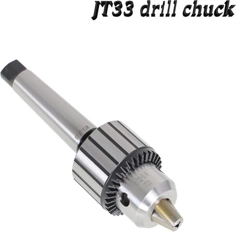 MT3-JT33 Super Heavy Duty Drill Chuck, 1/8" - 5/8" Triple Grip Drill Chuck Press Chuck with Chuck Key Fit for Lathe and CNC Machines in Saudi Arabia