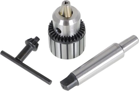 MT3-JT33 Super Heavy Duty Drill Chuck, 1/8" - 5/8" Triple Grip Drill Chuck Press Chuck with Chuck Key Fit for Lathe and CNC Machines in Saudi Arabia