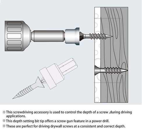 اوتو تول هوم 10 قطع من رؤوس البراغي للجدران الجافة ديمبلر PH2 حامل لقم مغناطيسي للوح الجصي in Kuwait