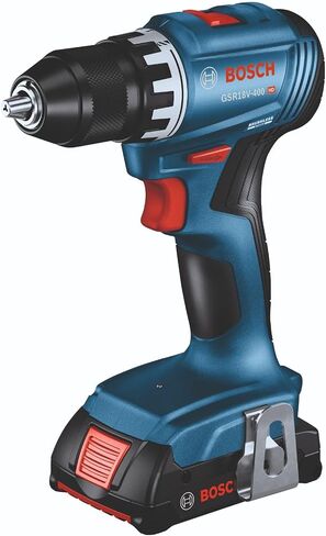 بوش GSR18V-400B12 18 فولت بدون فرش مدمج 1/2 بوصة. طقم المثقاب/المفك مع (1) بطارية SlimPack سعة 2.0 أمبير in Kuwait