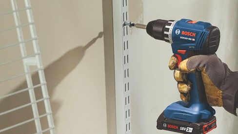 بوش GSR18V-400B12 18 فولت بدون فرش مدمج 1/2 بوصة. طقم المثقاب/المفك مع (1) بطارية SlimPack سعة 2.0 أمبير in Kuwait