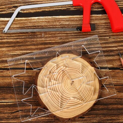 Elliptic Inlay Router Jig Template Tool Oval Key Inlay Decorative Templates for Woodworking Router in Saudi Arabia
