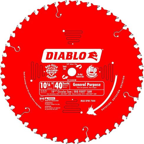 فرويد D1040W ديابلو 10-1/4 بوصة 40 سن إيه تي بي للأغراض العامة in Saudi Arabia