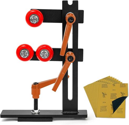 Wood Lathe Steady Rest, JAZORR L Shape Woodworking Steady Rest, Lathe Tool Rest,Wood Lathe Tools, Wood Lathe Tools and Accessories with Three Metal Fixing Wheels (Black) in Saudi Arabia