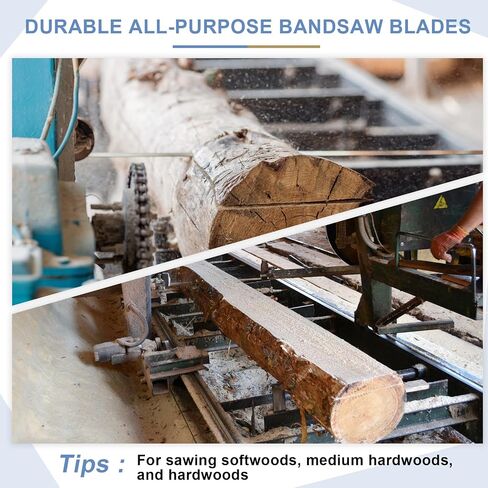 Therwen 2 Pcs Bandsaw Blades 116 x 1/2 Inches x 4 TPI Band Saw Blades High Carbon Steel Bandsaw Blades for JWBS-14SFX Bandsaws in Saudi Arabia