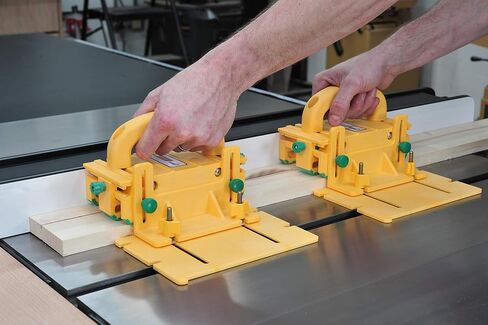 MICROJIG GRR-RIPPER GR-200 Advanced Adjustable Table Saw Pushblock, Yellow in Saudi Arabia