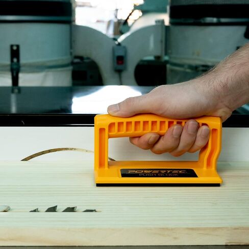 POWERTEC Deluxe Push Stick for Table Saw, Router Table, Band Saw & Jointer, Dual Ergonomic Handles w/Max Grip, Safety Push Tool for Wood working and Hand Protection 2PK (71338) in Saudi Arabia
