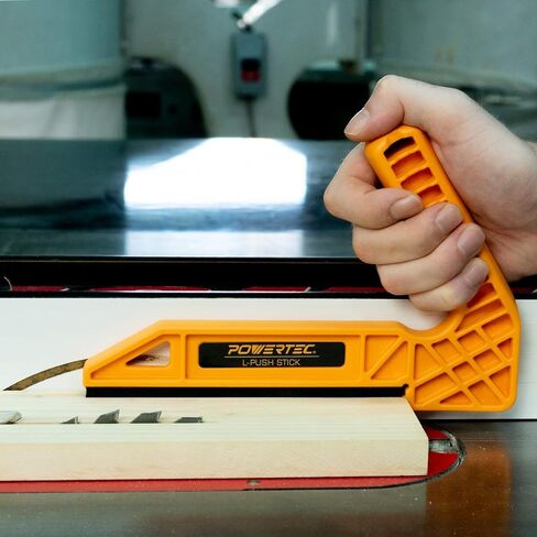 POWERTEC Deluxe Push Stick for Table Saw, Router Table, Band Saw & Jointer, Dual Ergonomic Handles w/Max Grip, Safety Push Tool for Wood working and Hand Protection 2PK (71338) in Saudi Arabia