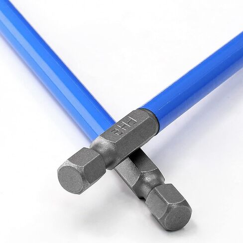 Biaungdo Magnetic PH3 Phillips Bits Set, 3.5 inch, 10Pcs | 90MM Long, Anti Slip, #3 Bit in Saudi Arabia