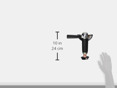 Ingersoll Rand 422G Edge Series 5" Air Angle Grinder, Powerful 1.0 HP Motor, Locking Lever with Tease Throttle, Front Exhaust, Anti Vibration Hand Grip, Black in Saudi Arabia