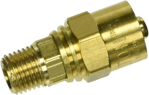 Milton 617 1/4" MNPT 5/8" OD Reusable Hose End Fitting - Box of 10 in Saudi Arabia