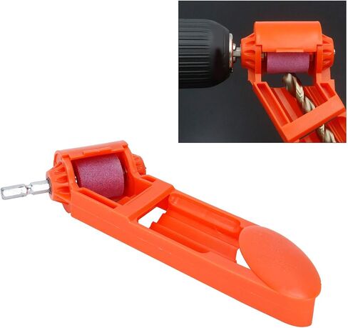 Drill Bit Sharpener,Electric Drill Grinder,Portable Diamond Drill Bit Sharpening Tool,Sharpening Machine for Grinding Iron Drills(Orange) in Saudi Arabia