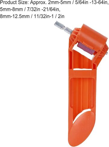 Drill Bit Sharpener,Electric Drill Grinder,Portable Diamond Drill Bit Sharpening Tool,Sharpening Machine for Grinding Iron Drills(Orange) in Saudi Arabia