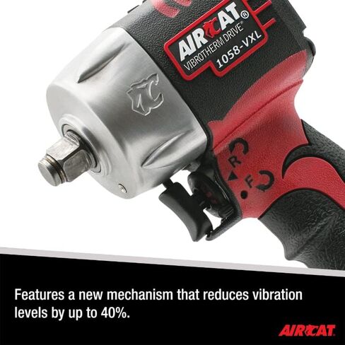 AIRCAT Pneumatic Tools 1058-VXL 1/2-Inch Vibrotherm Drive Composite Compact Impact Wrench 750 ft-lbs in Saudi Arabia