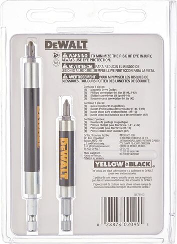 مجموعة لقم DEWALT مع دليل المحرك المغناطيسي (DW2095) in Saudi Arabia
