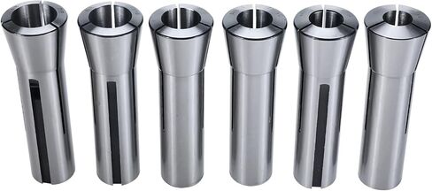 BTSHUB Precision R8 Collets Set 13pc Mill Collets Set Hardened T.I.R. 0.0006" Lathe (1/8" to 7/8") Mill Chuck Holder in Kuwait