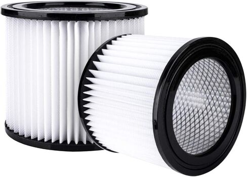 2 Pack Replacement for Shop-Vac 90398, 903-98, 9039800, 903-98-00, Wet/Dry Vacuum Cartridge Filter in Saudi Arabia