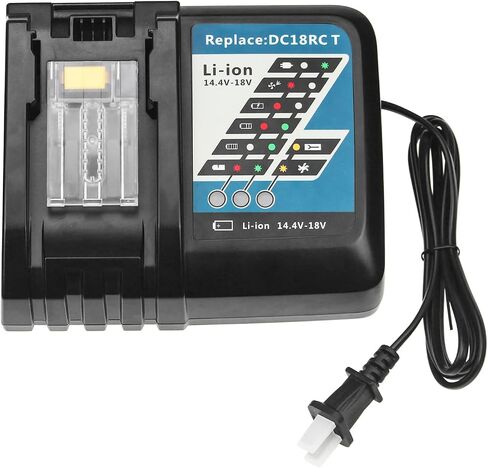 DC18RC 18V شاحن استبدال البطارية متوافق مع ماكيتا 14.4V-18V LXT بطارية ليثيوم أيون BL1815 BL1830 BL1840 BL1845 BL1850 BL1860 in Saudi Arabia