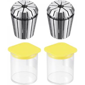 uxcell ER32 Spring Collet, 2mm Chuck for CNC Engraving Machine Lathe Milling 2pcs