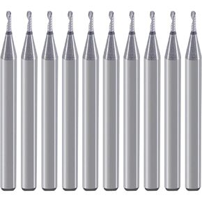 1/8Inch Shank,Single Flute (O Flute) Up Cut Spiral Router Bits End Mill Cutter, 1/8 inch Cutting Diameter, 0.87 inch Cutting Length,1.77 Inch OVL for Acrylic PVC MDF Plastic in Kuwait