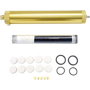 30Mpa النفط المياه فاصل PCP مضخة ضاغط الهواء 4500Psi ارتفاع ضغط فلتر الهواء الغوص فاصل L300mm OD50mm مع 8mm أنثى وذكر موصل سريع (الأزرق) in Kuwait