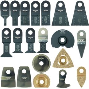 20 × شفرات مزيج TopsTools WXK20 OMT لـ Rockwell F30 F50 F80 Sonicrafter AEG Ryobi Worx ملحقات متعددة الأدوات in Kuwait
