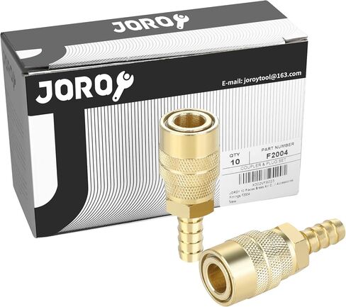 Brass Air Coupler, 1/4 Inch Body Size, 3/8 Inch NPT Female Threads Size, Industrial M-Type, 1 Piece Air Compressor Hose Fitting in Kuwait