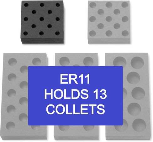 ER11 Collet Rack Holder, Tool Box Tray - Holds 13 in Kuwait
