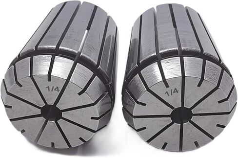 ER32 1/4 Collet Set 2pcs,Spring Collet Set for CNC Engraving Machine and Milling Lathe Tool in Saudi Arabia