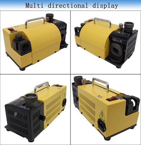 PreAsion 110V MR-13A مبراة لقم الثقب 3-13 مم مبراة لقم الثقب مع 11 كوليت زاوية قابلة للتعديل آلة طحن 100 درجة (95 درجة) ~ 135 درجة أداة شحذ عالية الدقة للمثقاب (عجلة CBN لـ HSS) in Saudi Arabia