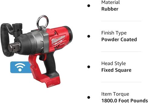 Milwaukee M18 FUEL 1" High Torque Impact Wrench with ONE-KEY, Bare Tool Only, No Charger, No Battery in Saudi Arabia
