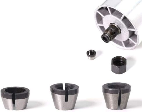 Yakamoz High Precision 6mm 6.35mm 8mm Router Collet Chuck Adapter for Engraving Trimming Machine in Saudi Arabia