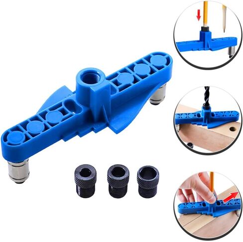 Angoily Drill Guide Carpentry Tool Pocket Screw Jig Dowel Jig Woodworking Jig Tool in Saudi Arabia