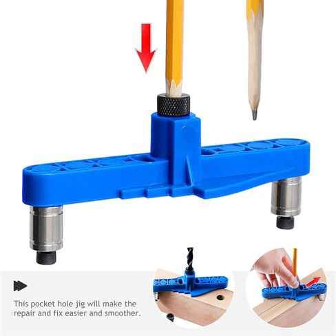Angoily Drill Guide Carpentry Tool Pocket Screw Jig Dowel Jig Woodworking Jig Tool in Saudi Arabia