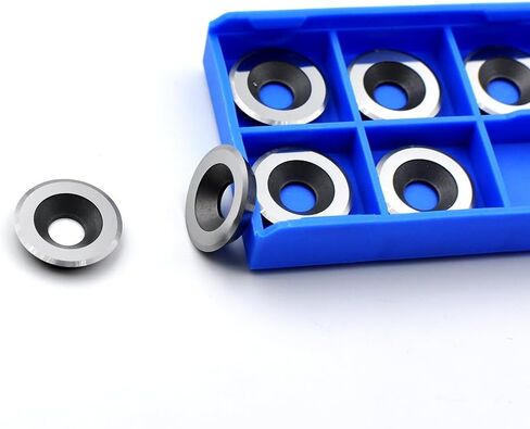 11mm Negative Rake Carbide Inserts with 2" Radius, 11x11x2.0mm Square Replacement Cutters for Woodturning Lathe Tools, Fits EWT Ci2 Roughers, Ideal for Resin and Hardwoods, 10pcs in Saudi Arabia