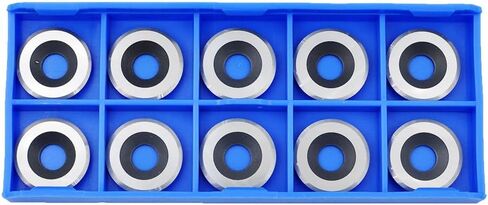 11mm Negative Rake Carbide Inserts with 2" Radius, 11x11x2.0mm Square Replacement Cutters for Woodturning Lathe Tools, Fits EWT Ci2 Roughers, Ideal for Resin and Hardwoods, 10pcs in Saudi Arabia