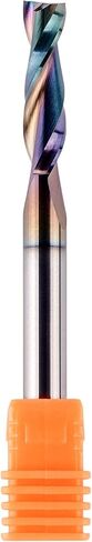 SpeTool 1/4 Shank Up Cut Spiral Router Bit 1/4 inch Cutting Diameter 1 inch Cutting Length CNC Router Bits for Woodworking with Extra Long Life Coating in Saudi Arabia