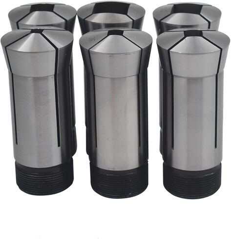 kimllier 6Pcs Carbon Steel 5C Square Collet Set 1/4-3/4 Inch Fit for Machining Turning in Saudi Arabia