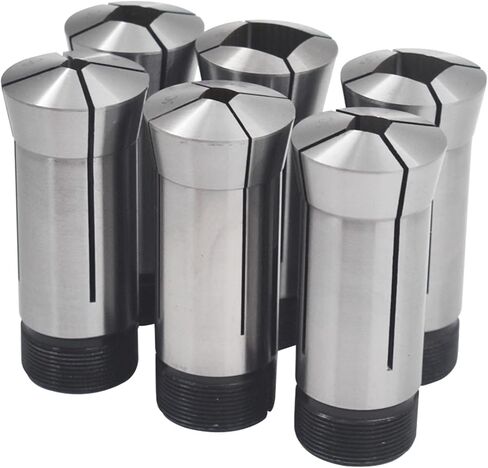 kimllier 6Pcs Carbon Steel 5C Square Collet Set 1/4-3/4 Inch Fit for Machining Turning in Saudi Arabia