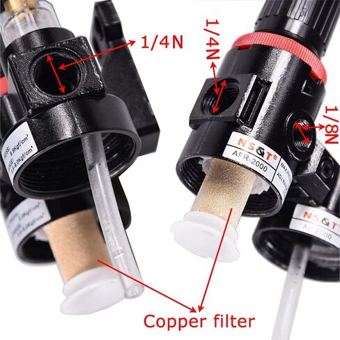 AF2000 Pneumatic 1/4G Inch Air Oil Water Filter Air Tool Compressor Filter Air Filter Kit in Saudi Arabia
