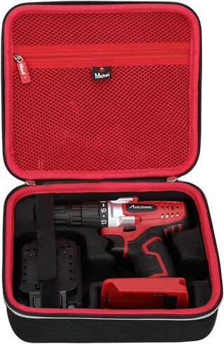 Mchoi Hard Portable Case Fits for Avid Power 20V MAX Lithium Ion Cordless Drill Set, 3/8 inches Keyless Chuck,Variable Speed, 16 Position and 22pcs Drill/Driver Bits, CASE ONLY in Saudi Arabia
