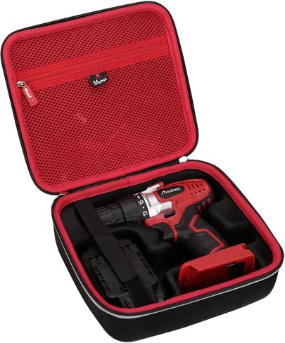 Mchoi Hard Portable Case Fits for Avid Power 20V MAX Lithium Ion Cordless Drill Set, 3/8 inches Keyless Chuck,Variable Speed, 16 Position and 22pcs Drill/Driver Bits, CASE ONLY in Saudi Arabia
