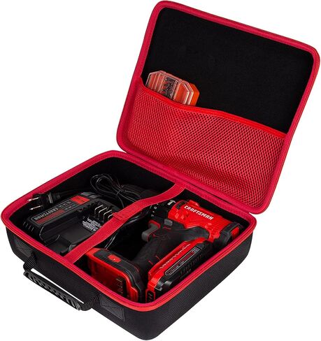 حافظة تخزين صلبة من Khanka لمعدات المثقب/المشغل اللاسلكي CRAFTSMAN V20 (CMCD700C1/CMCD701C2/CMCD710C1/CMCD711C2/CMCD711D1)، حافظة فقط in Saudi Arabia