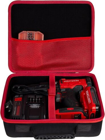 حافظة تخزين صلبة من Khanka لمعدات المثقب/المشغل اللاسلكي CRAFTSMAN V20 (CMCD700C1/CMCD701C2/CMCD710C1/CMCD711C2/CMCD711D1)، حافظة فقط in Saudi Arabia