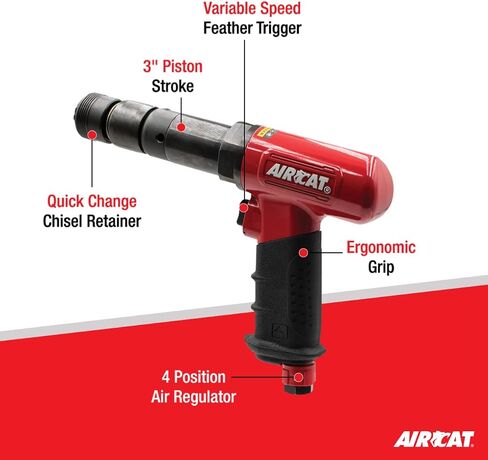 AIRCAT Pneumatic Tools .401" Shank Super Duty Air Hammer, 2,500 BPM in Saudi Arabia
