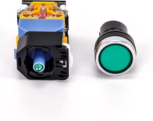 محول من مرحلة واحدة إلى 3 مراحل، 2 قطعة 110 فولت 22 مم مفتاح زر ضغط لحظي (1 أحمر 1 أخضر) in Kuwait