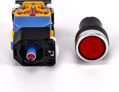 محول من مرحلة واحدة إلى 3 مراحل، 2 قطعة 110 فولت 22 مم مفتاح زر ضغط لحظي (1 أحمر 1 أخضر) in Kuwait