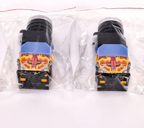 محول من مرحلة واحدة إلى 3 مراحل، 2 قطعة 110 فولت 22 مم مفتاح زر ضغط لحظي (1 أحمر 1 أخضر) in Kuwait