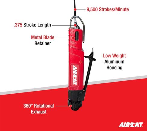 AIRCAT Pneumatic Tools 6350 Low Vibration Reciprocating Air Saw 9,500 Strokes per Minute in Saudi Arabia