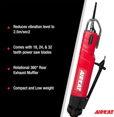 AIRCAT Pneumatic Tools 6350 Low Vibration Reciprocating Air Saw 9,500 Strokes per Minute in Saudi Arabia